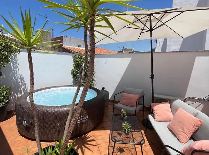 Alaudae -centro- Garaje Privado-jacuzzi Exterior Bajo Peticion - Отель Мерида